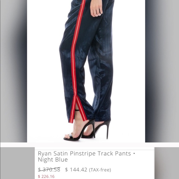 Rag and bone pinstripe track pants - Picture 2 of 2